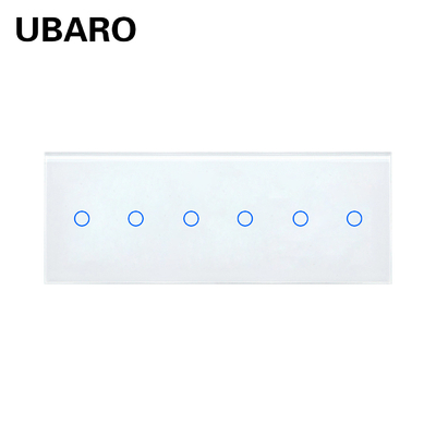Goede prijs. 228 Type 222Gang Stylish Tempered Glass Touch Light Switch Wifi Smart Light Switch met indicator Online