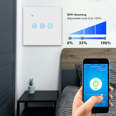 good price Smart Wireless Remote Light Switch Dimming Wireless Wifi Switch Need Neutral Wire online