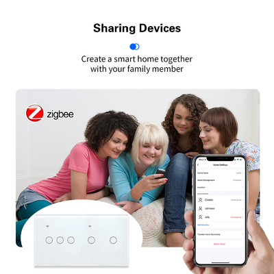 Goede prijs. Zigbee Smart Switch compatibel met Zigbee Hubs Type 157 2 Gang Online