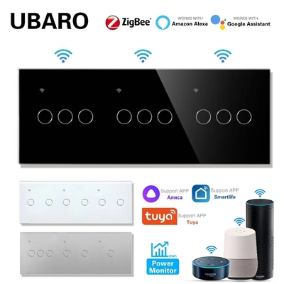 good price 9 Gang Smart Zigbee Switch 10A 5W - 400W Zigbee Wall Switch For Smart Home Control online
