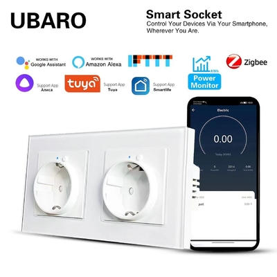 good price Smart Zigbee Socket Work With Tuya Smart / Smart Life Type 157 online