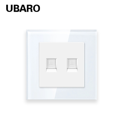 good price Customized RJ45 Dual Cable Socket Plug Switch Accessories Kit Cat6 1000M Internet Speed online