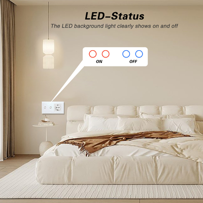 good price Switch And Socket With Tempered Glass Panel And Indicator Type 146 2 Gangs online