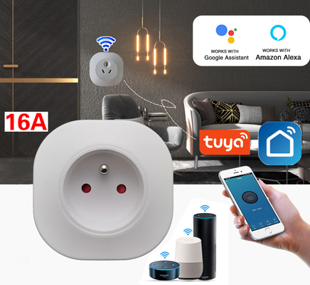 good price 16A 20A Smart Light Socket Voice Activated Wireless Electric Socket Overload Protection online