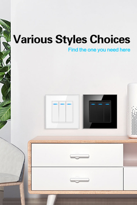 Bom preço. 10a 2200w Rocker Light Switch Vidro Temperado Azul Led Custom Rocker Switch Atuador Em linha