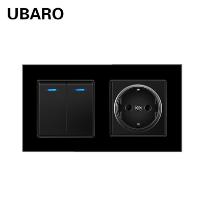 good price EU Standard On Off Light Switch Socket Combination With Neutral And Live Wire Control online