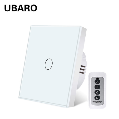 good price EU Standard 1 Button Wireless Remote Switch For 433.92MHZ Frequency And Convenient Installation Sensor Switches online