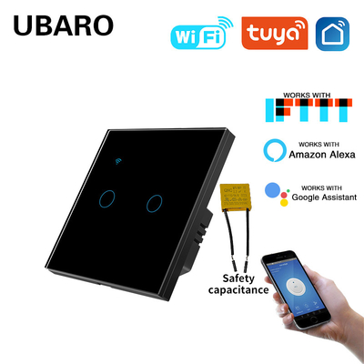 good price Waterproof Shell Wifi Control LED Smart Switch 5-400W/Gang UL94V0 Fireproof Material With Tuya Smart/Smart Life App online