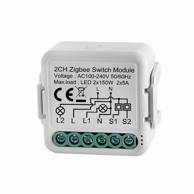good price 2CH ZigBee Smart Breaker Switch Remote App Control In IOS 8.0/Android 4.3 Systems For Home Automation Real-Time Setting online