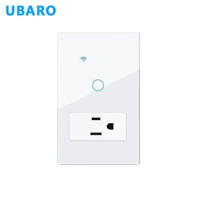 good price 118-type TUYA WIFI Smart Switch With American Standard Socket Combination online